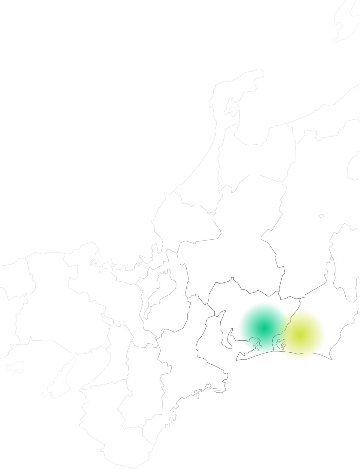 東三河・遠州地域の広域連携マップ